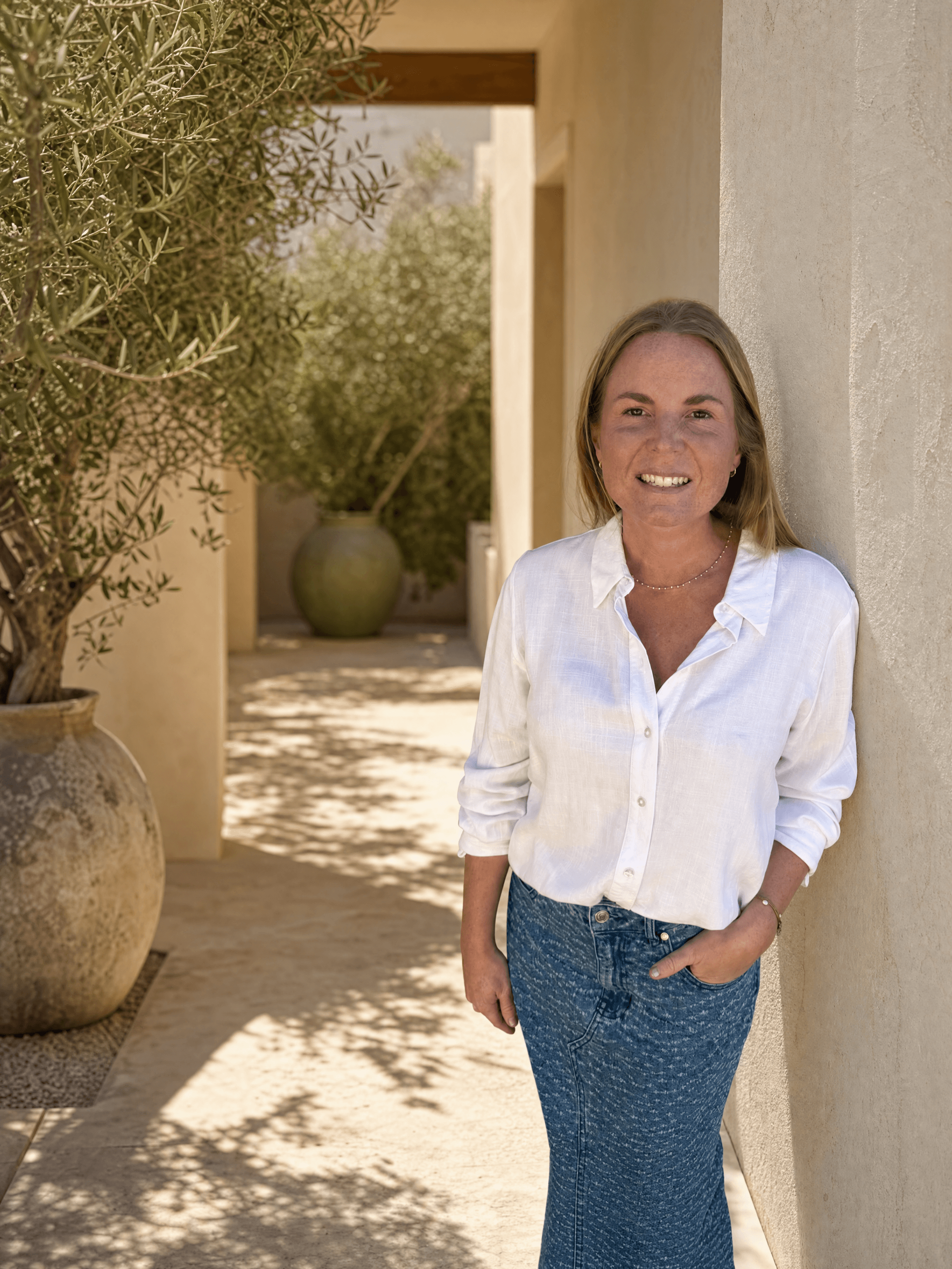 Portrait of Ebba Genberg, creative lead at 1753 SKINCARE